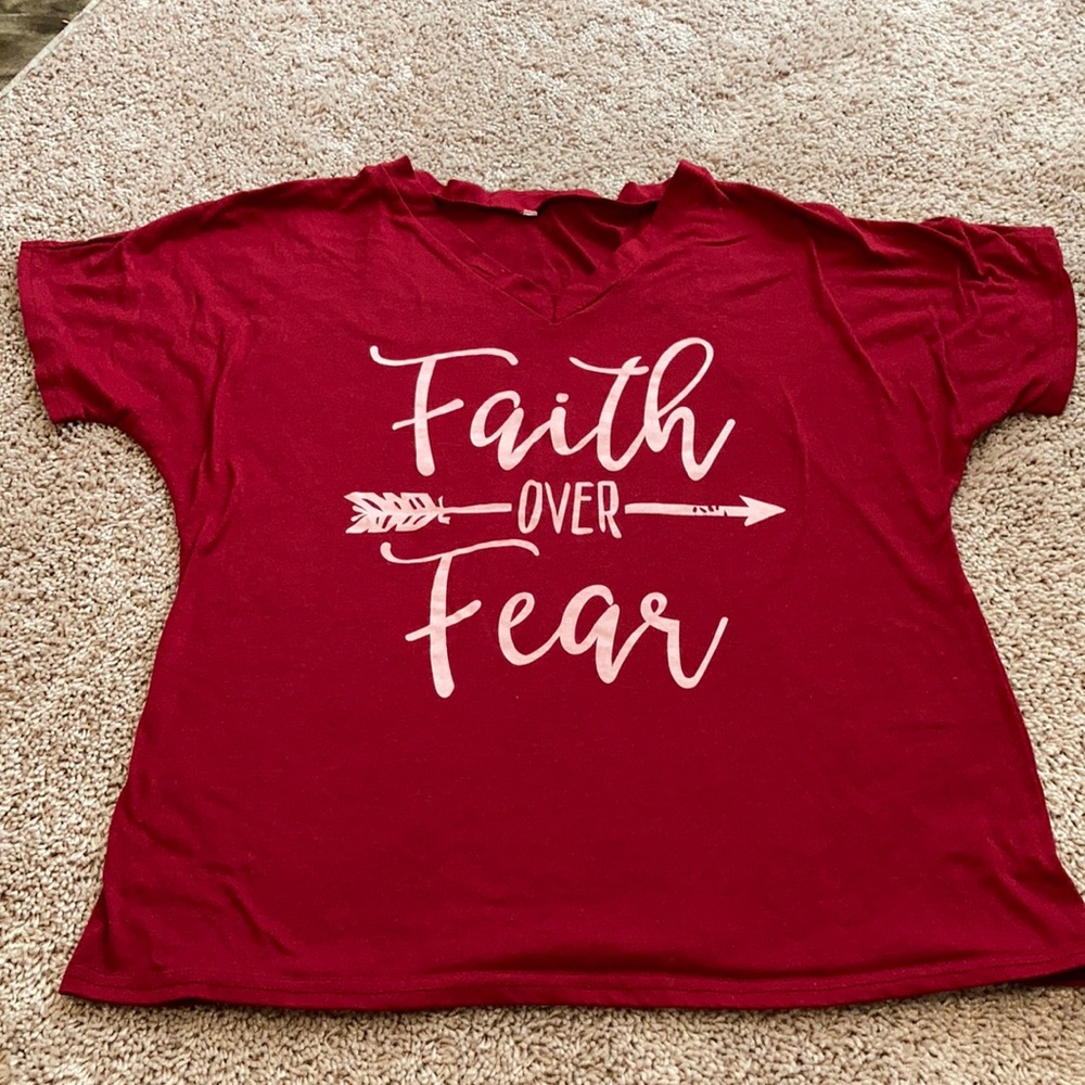 FAITH OVER FEAR T-shirt